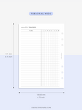 T128 | Monthly Goal & Habit Tracker, MO2P