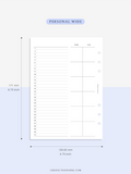 M120 | Basic Monthly Planner, MO2P