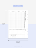 T127 | Menstruation Period Tracker, Yearly Menstrual Cycle Tracking