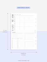 W117_2023 | 2023 Dated Weekly Planner, 24-hour Time Scheduler, WO4P