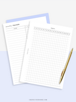 T128 | Monthly Goal & Habit Tracker, MO2P