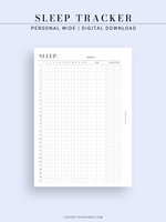 T132 | Monthly Sleep Tracker