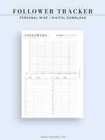 N131-1 | Follower & Subscriber Tracker for Social Media