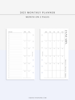 M114_2023 | 2023 Monthly Planner Printable Template (MO2P)