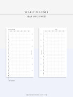 Y101 | 31 Days Yearly Planner Printable