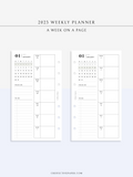 W108_01GX_WO1P_2023 | 2023 Dated Weekly Planner Inserts Printable Template
