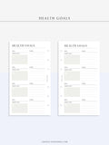 N121-2 | Health Goals Setting Planner, Wellness Journal