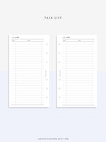 D103 | Daily Task List Printable, To-do List Organizer, Checklist Template