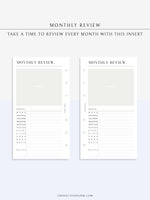 M119 | Monthly Review, Month at a Glance, Monthly Overview