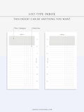 N116 | List-Type Inbox for Task, To-do, Project and Checklist