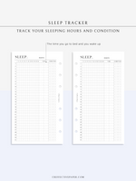 T132 | Monthly Sleep Tracker