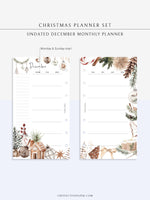 B103 | Christmas Planner Bundle, 10 of Set
