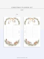 B103 | Christmas Planner Bundle, 10 of Set
