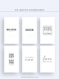 DA102 | Printable Quotes Dashboard & Planner Divider