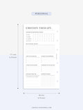 N122-5 | Emotion Therapy Journal Template
