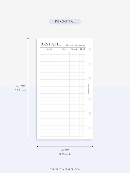 N132 | Destash List – CreffectivePaper