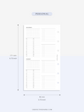 W117 | WO4P, Weekly 24-hour Schedule, To-do List Planner Template