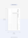 M115 | Monthly Project Timeline Template, Business Planner
