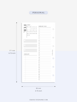 M113_V_2023 | 2023 Monthly Planner Printable (MO1P_Vertical)