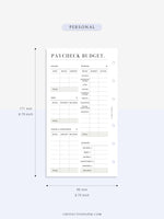 T125 | Paycheck Budget Planner