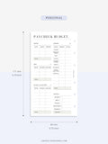 T125 | Paycheck Budget Planner