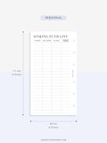 T124 | Sinking Fund Categories, Lists, Tracker Template