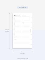 D111_C_2023 | 2023 Dated Daily Planner, Lined Layout, Day on a Page