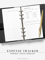 T126 | Expense Tracker in Budget, Spending Log Template