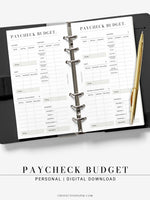 T125 | Paycheck Budget Planner