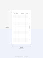 N111 | Vehicle Maintenance Log Printable, Car Repair Tracker Template