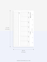 W102_H_2 | Horizontal Weekly Planner Printable