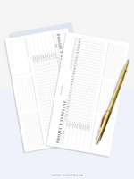 M115 | Monthly Project Timeline Template, Business Planner