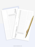 M115 | Monthly Project Timeline Template, Business Planner