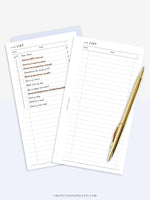 D103 | Daily Task List Printable, To-do List Organizer, Checklist Template