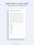 M119 | Monthly Review, Month at a Glance, Monthly Overview