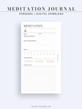 N122 | Wellness Journal Bundle, Mind Health Care Planner Set