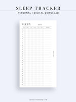 T122 | Monthly Sleep Tracker