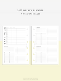 W117_2023 | 2023 Dated Weekly Planner, 24-hour Time Scheduler, WO4P