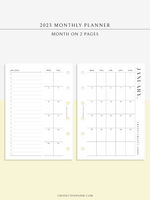 M114_2023 | 2023 Monthly Planner Printable Template (MO2P)