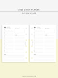 D111_C_2023 | 2023 Dated Daily Planner, Lined Layout, Day on a Page