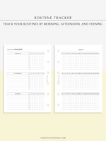 T129 | Monthly Routine Tracker