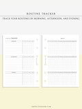 T129 | Monthly Routine Tracker