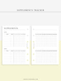 N121-6 | Vitamins & Supplements Tracker, Medication Log Template