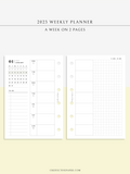 W108_01GX_WO2P_2023 | 2023 Dated Weekly Planner Inserts Printable Template