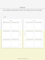 N108 | Inbox for Brain Dump and Functional Planning Pages