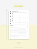 W117_2023 | 2023 Dated Weekly Planner, 24-hour Time Scheduler, WO4P