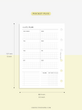 W122 | Weekly Planner, WO1P