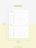 W117 | WO4P, Weekly 24-hour Schedule, To-do List Planner Template