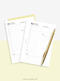 D111_C_2023 | 2023 Dated Daily Planner, Lined Layout, Day on a Page