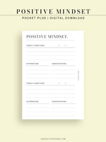 N122-2 | Positive Mindset, Gratitude Journal, Affirmation, Manifest Template